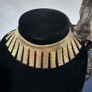 Designer Choker Whiting & Davis Choker Necklace Adjustable